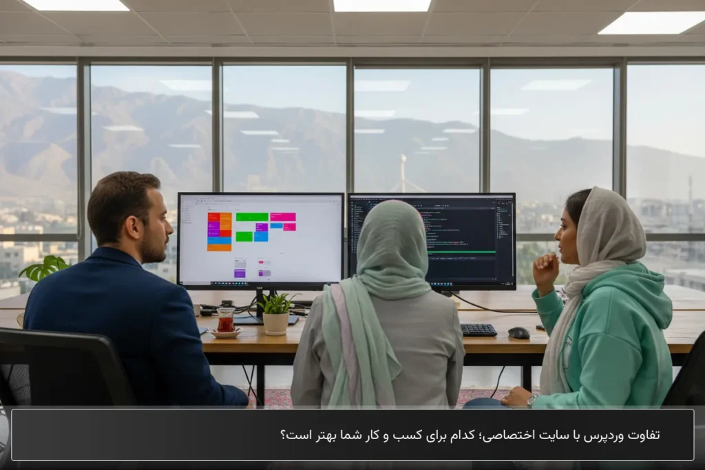 تفاوت وردپرس با سایت اختصاصی
