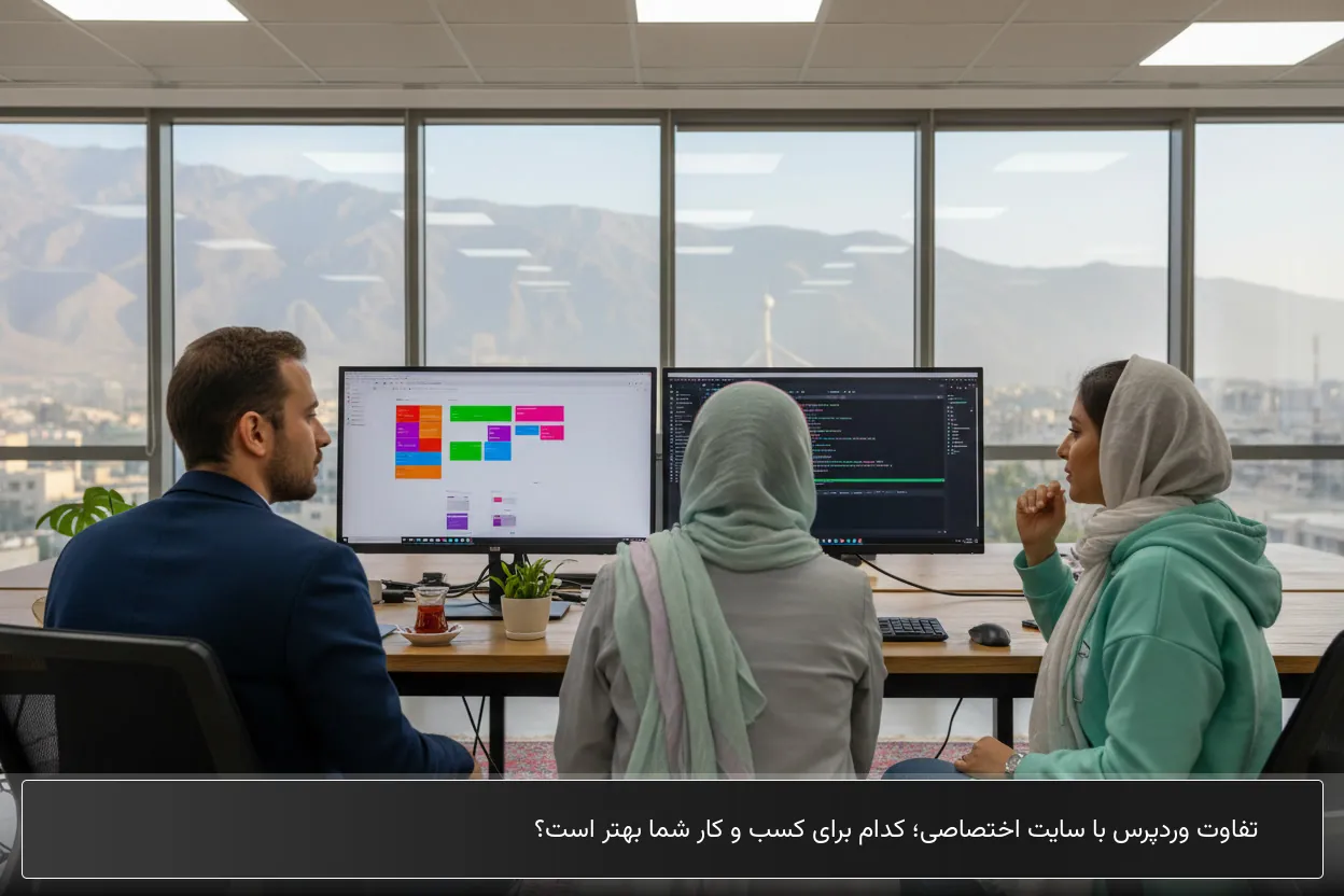 تفاوت وردپرس با سایت اختصاصی