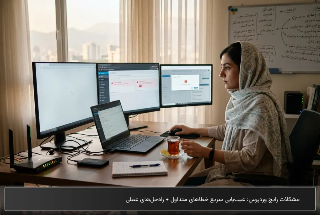 مشکلات رایج وردپرس