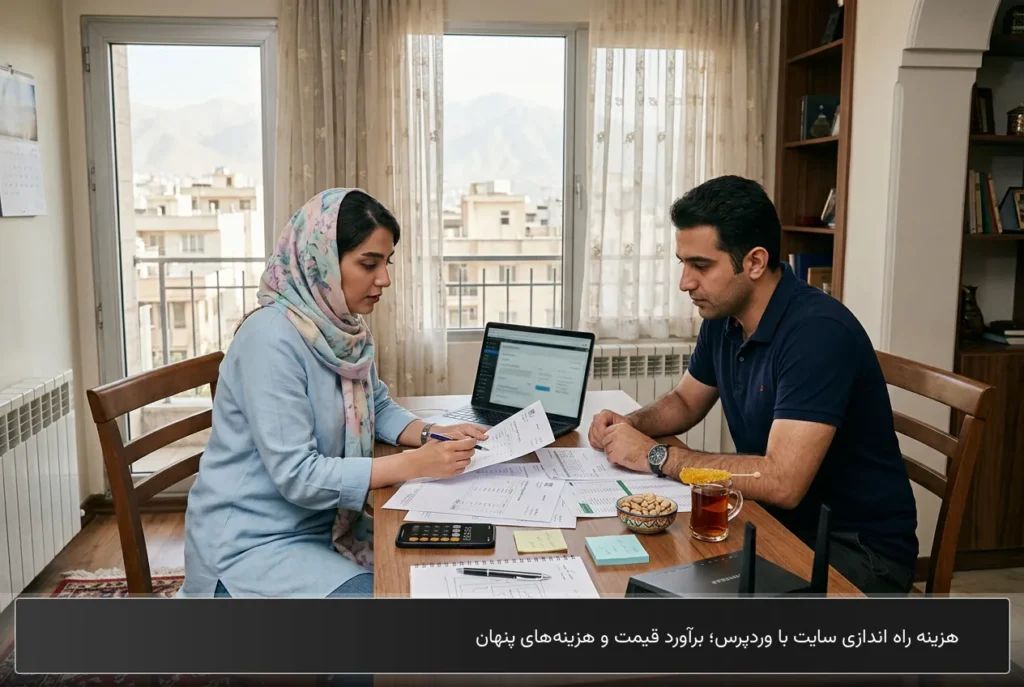 هزینه راه اندازی سایت با وردپرس
