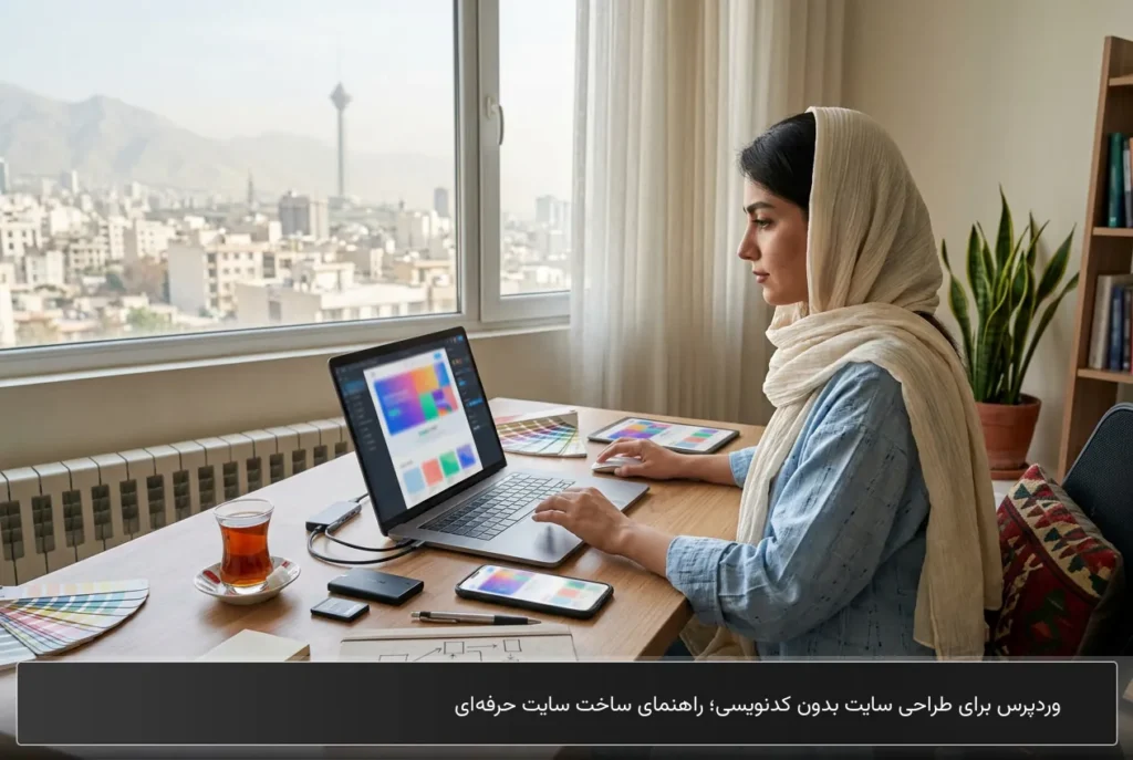 وردپرس برای طراحی سایت بدون کدنویسی