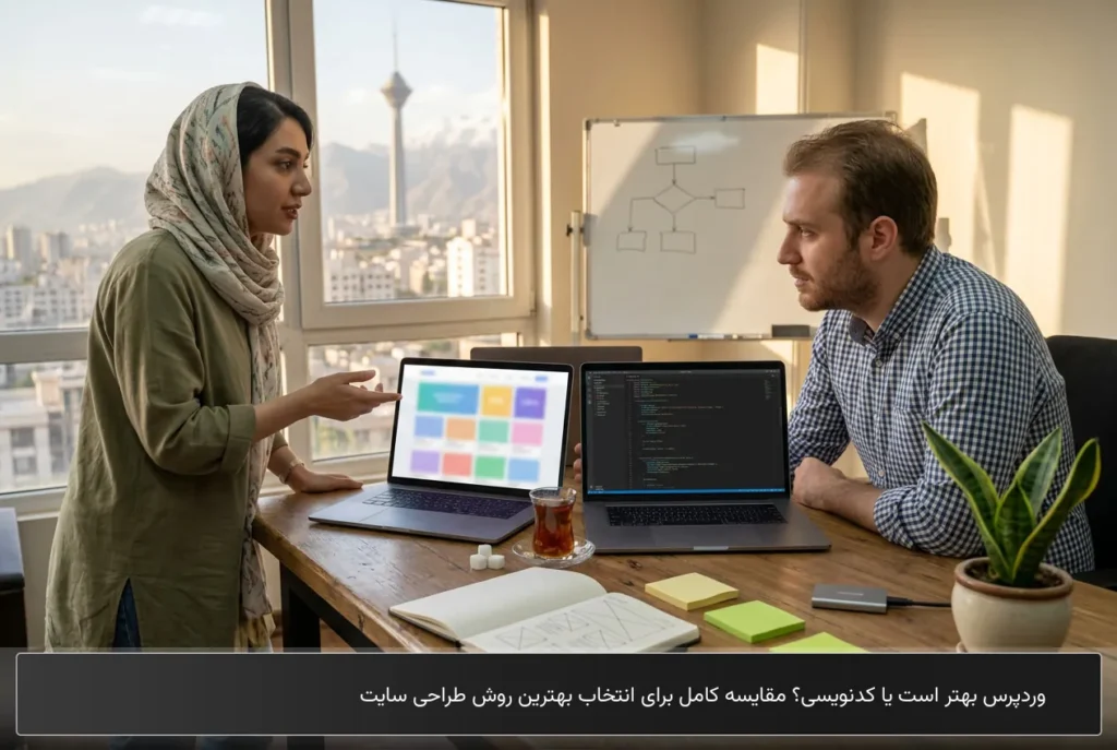وردپرس بهتر است یا کدنویسی