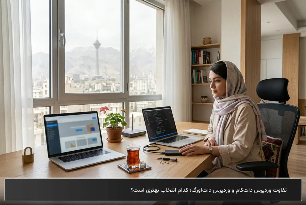 تفاوت وردپرس com و wordpress org